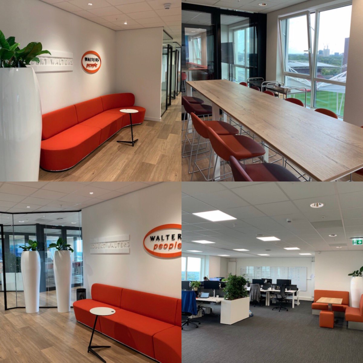 Welcome #robertwalters and #walterspeople, a global specialist in recruitment consultancy, as tenant in #herculesplein in #utrecht The new office looks amazing with a spectacular view on the neighbouring football stadium: #StadionGalgenwaard #spacetocultivateambition