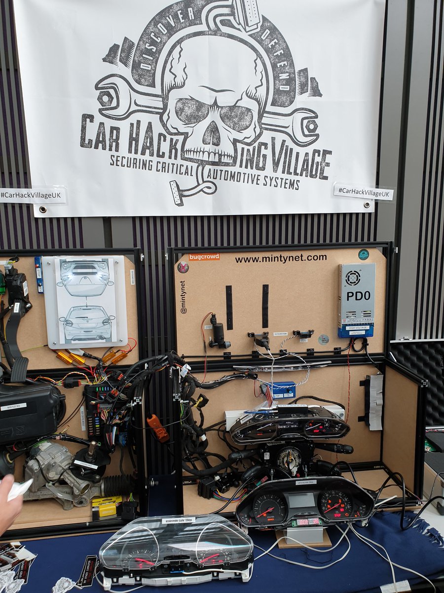 d4rkshell's tweet image. #CarHackVillageUK at @BSidesMCR #BSidesMCR2019