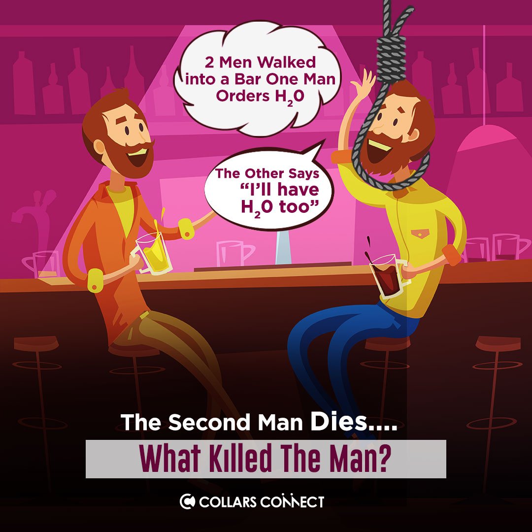 CollarsConnect's tweet image. So Sharp To Answer Anything? 
So, why did the second person die? 

#CollarsConnect #MindQuiz #TrickyPuzzle