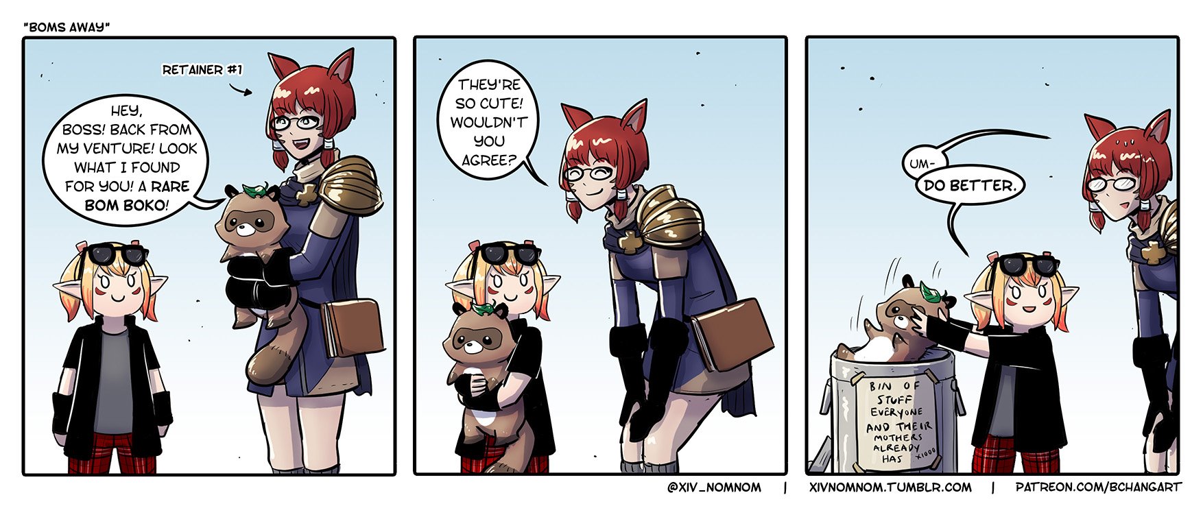 Tom Nomnom Boms Away Ffxiv Ff14 If You Enjoy These Comics Please Consider Supporting Me On Patreon T Co Ktatcvrzmc Much Love T Co Ffn6z0zv7w Twitter