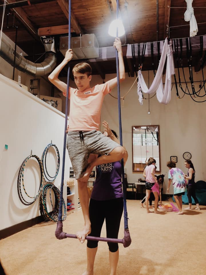 CSA_ATL's tweet photo. Thursday Tip! Stepping out of your comfort zone and trying new things is the best way to grow! We’re so exciting to be working with @circusartsatl this year! Keep an eye on our progress 👀 https://t.co/ybQt9Hn3dB