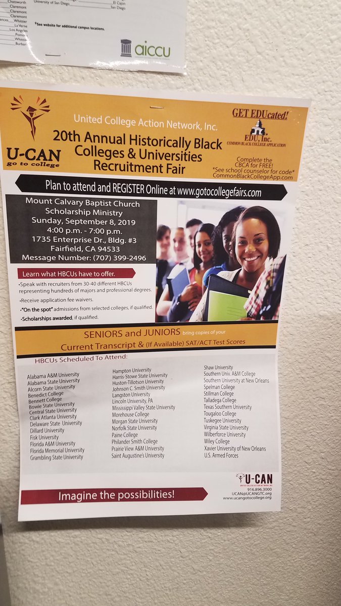 armijoccc's tweet photo. See you at HBCU. @SheilaB_Smith @ahsccclub @Armijo_ASB @LisaMJDavis @ArmijoHigh https://t.co/C7TejX7IuK
