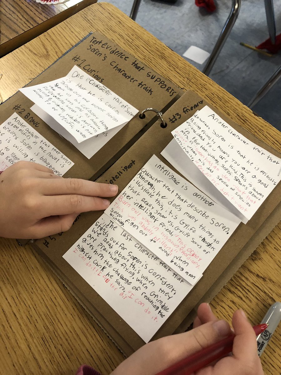 Cassinelli_Clas's tweet photo. We are working hard to find text evidence for our character traits! Get the red pens out!!! #allin @VES4thGrade @VineyardsVipers #closereaders https://t.co/tOnuvlgeT7