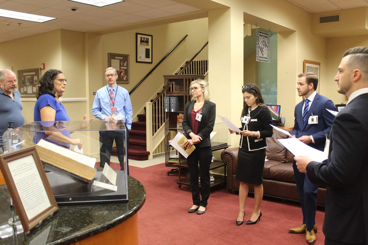 StThomasLaw's tweet photo. Say hello and congrats to #STULaw's newest Florida Supreme Court Interns ‐ Morgan Levine and Heidy Gonzalez!
Thanks ladies for sharing these pics of your first day! 
#floridasupremecourt
#supremecourtinternship
#STULaw #bestinterns #bestlawstudents https://t.co/F0x20mjo4t