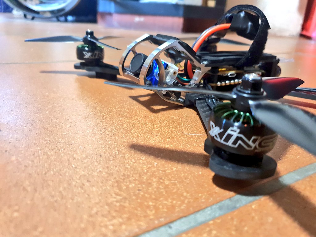 djstevemccue's tweet photo. Maiden flight done, with my new built rooster.
+ I love it!
#armattan #rooster #catalystmachineworks #Stevesmcfpv #highlanderfpv #woodquaterfpv #austriafpv #spektrumrc #TBSunifypro #fpv #Xingmotors #iflight #Hqprops #modster #betaflight #kwad #runcamphoenix #pyrodrone #F4 https://t.co/7BfKHIHJP2