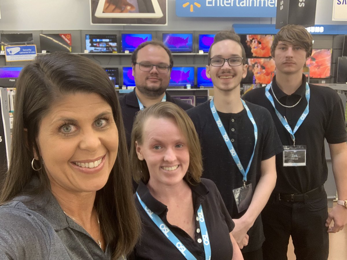 Love walking into Walmart and seeing 4 OSL team members. 2 are training for my other stores. This team is going to be awesome. <a href="/john_trapasso/">John Trapasso</a> <a href="/L_Mier/">Laura Mier</a> <a href="/NRSPG_ESeaton/">Eric Seaton</a> <a href="/collierjeremy/">Jeremy Collier</a>
