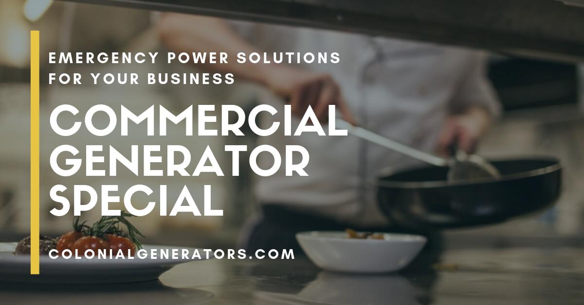colonialgen's tweet image. A power outage could put your business to a grinding halt. Don't let this inconvenient what-if scenario turn into reality. Call 844.376.9374 or visit qoo.ly/zfakp discuss your emergency power back up plan.