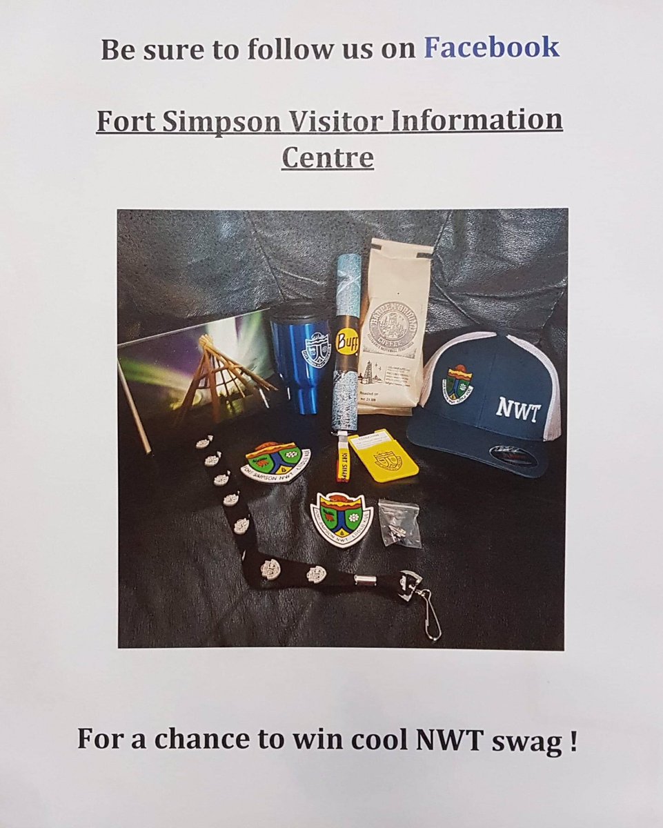 Follow our Facebook page and have a chance to win some Fort Simpson swag, we want to reach out to a lot more people and would greatly appreciate the help