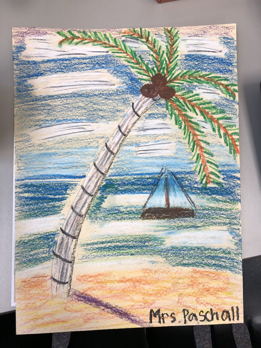 EmilyAPaschall's tweet photo. LOVE Mr. T’s art class! I’ve learned more about art in 3 weeks of school than I have in my entire life! We are so blessed to have him at Cedar Hill. 🎨🖌🖍 #ElemAPNetwork #makeithappen #KidsDeserveIt https://t.co/Eb9R3waBSM
