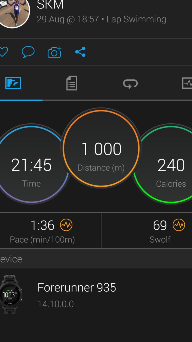SamuKM_'s tweet photo. #Triatholon markings in progress. Final physical activity before until Sunday #VaalCityMarathon...1km done🛀...Rest mode activated. https://t.co/S6MJp9HTPy