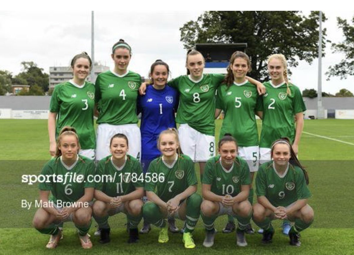 Well done Kelsey Munroe who lined out for Rep of Ireland U19’s today 
FT | 🇮🇪#IRLWU19 1-2 Austria WU19 🇦🇹

A late goal won it for Austria but the Irish team were the stronger side for large parts of the game

An unfortunate defeat 

#COYGIG