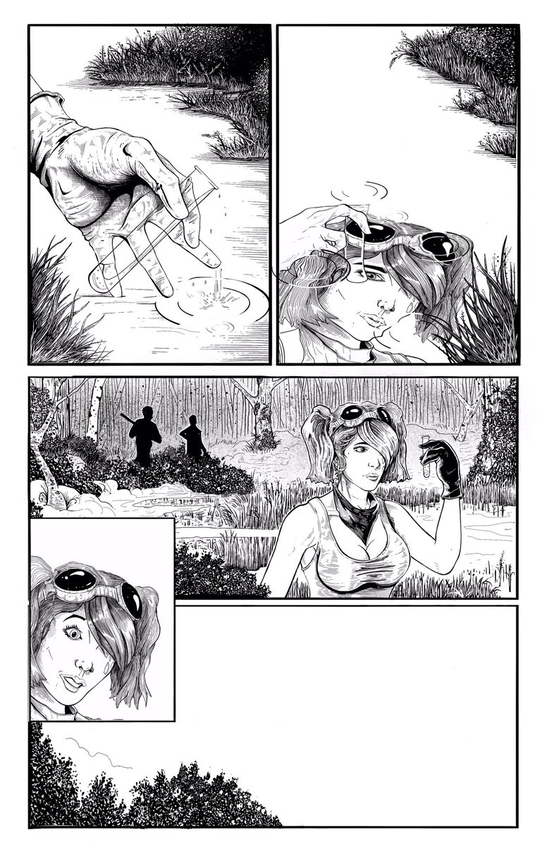 sweens_07's tweet photo. This will be the last page posted before the campaign drops! yes the last panel is left blank. If you dig it, then please share it! Thanks and appreciate all you supporters! Sign up here... https://t.co/Fi6v9VLBEB https://t.co/bMPo5YCzIZ