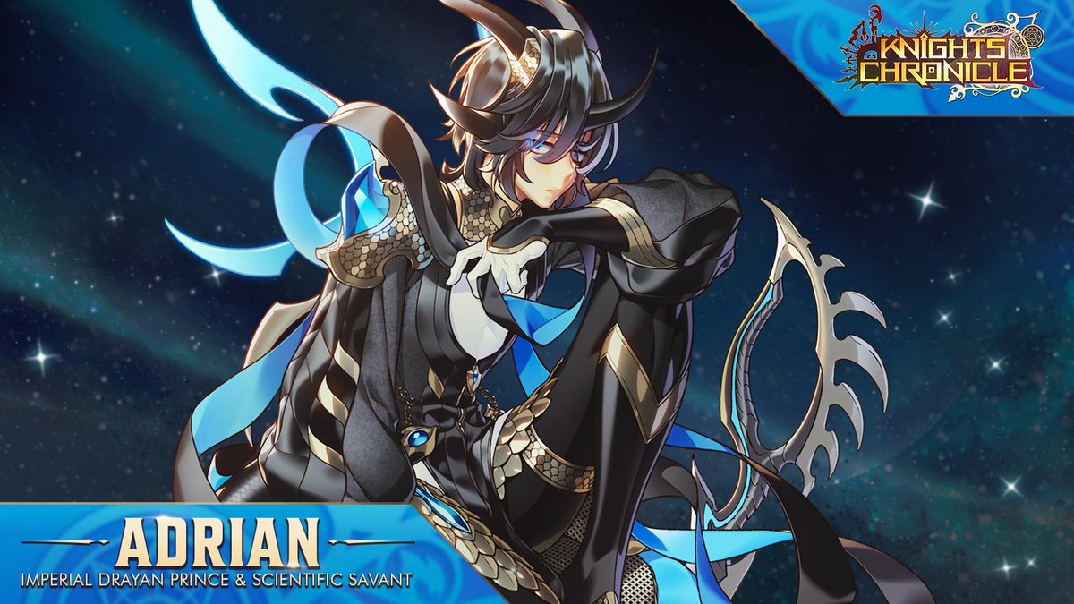 knightschron's tweet photo. Adrian, the latest SSR Hero is ready to be summoned.
What team composition will you be using him in? #KnightsChronicle https://t.co/0I326D4ke8