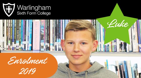Luke got 5 grade 9s, 3 grade 8s and 1 grade 7 at Warlingham School &amp; Sixth Form College and will be continuing into Year 12 in September. Join him by enrolling on Wednesday 4th September. Email enrolment@warlinghamsixthform.co.uk for an appointment.
#enrolment #sixthform #college