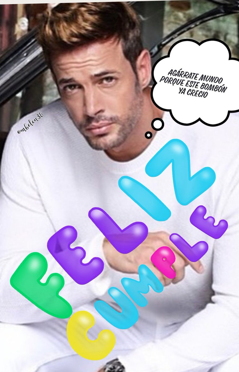 MBelen38's tweet photo. @willylevy29 
Feliz cumple botoncito,desde un rinconcito de España te mando buenas vibras en tu dia🎂piensa un deseo y sopla fuerte 😘❤
#HappyBirthday https://t.co/RjMftmFPxE