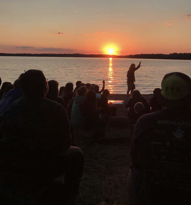 really missing those camp sunsets right about now💛