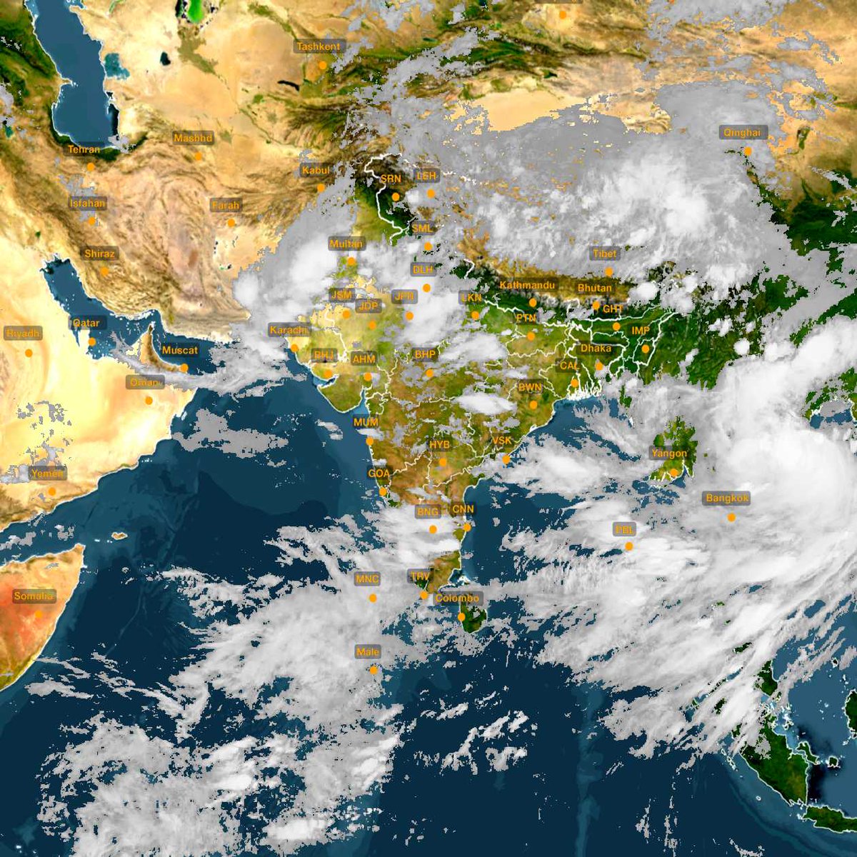Monsoon Satellite Insat Image Skymetweather On Twitter: "Weather Satellite Images And Maps Of India:  Https://T.co/Svipggrotb #Weather #Weatherforecast #Weatherupdate  #Monsoon2019 #Monsoon Https://T.co/Boitmfltex" / Twitter