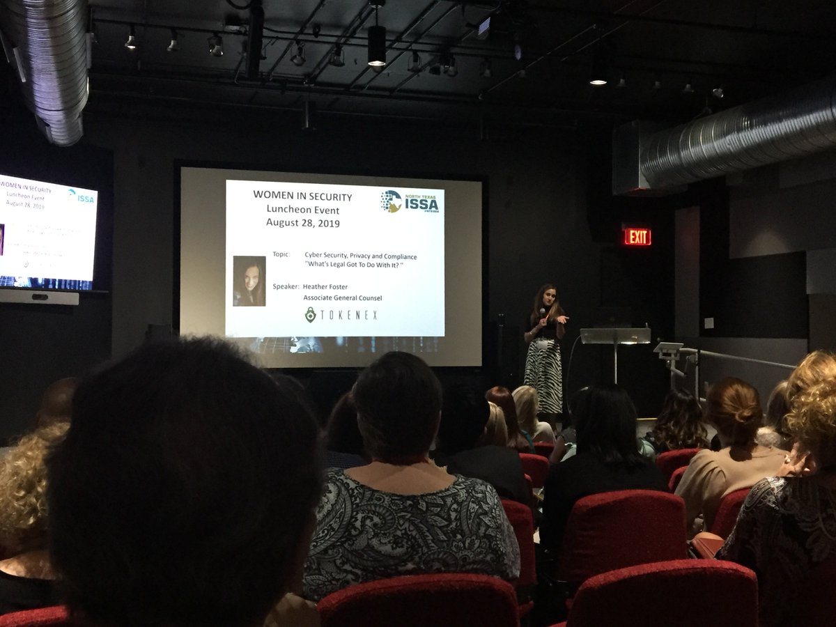 GDTWire's tweet photo. Yesterday - GDT hosted over 70 attendees at our their Dallas Office to hear about #cybersecurity from Heather Foster @TokenEx. Special thanks to @ntxissa for allowing us to host their awesome event!
#GDT #GDTWire #Womenintech #womeninstem  #Cybersecurity #Infosec https://t.co/sNSfhkuDsG