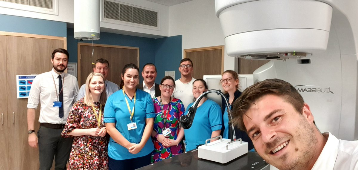 SdxSystem's tweet photo. Good news! Great to see the #SDXSystem at Glasgow! @CRUK_BI is now equipped and synchronized with their #Truebeam @VarianMedSys !
#cancertreatment https://t.co/GpWKaILwR9