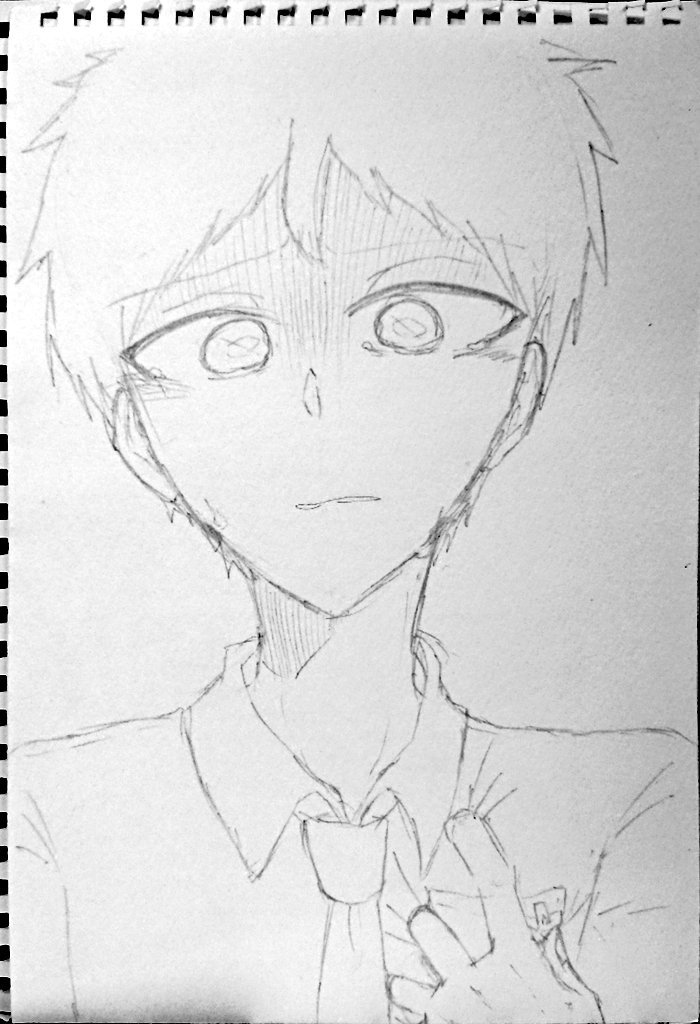 テスト前に描いた自分では気に入ってる日向クン投げます( っ'-')╮ =͟͟͞͞ 
#ダンガンロンパ 
#ダンガンロンパ好きな人と繋がりたい 