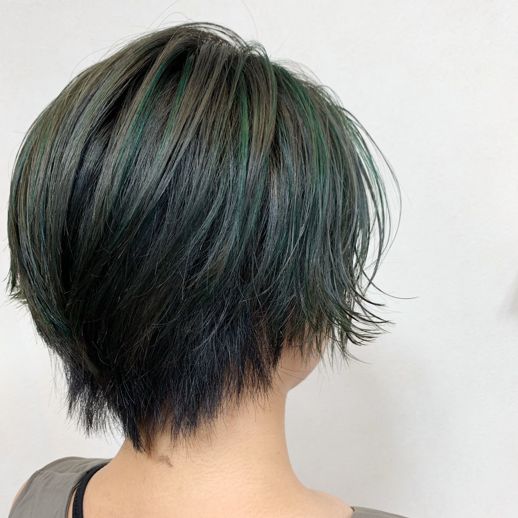 くすみグリーンヘア YEAST/Y bond hair on X: 