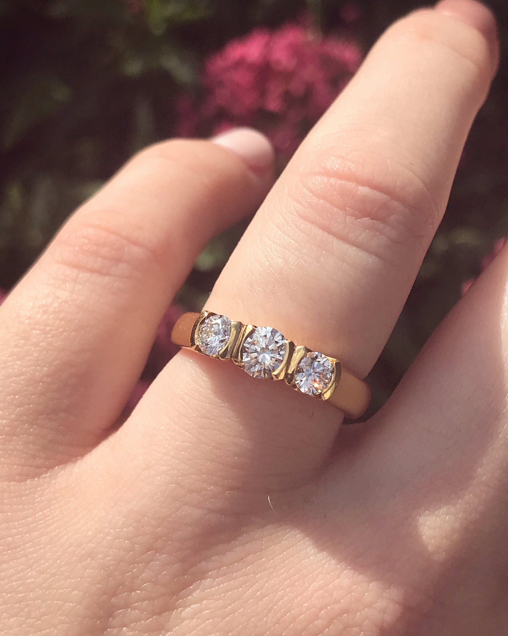 Natural 3.00 Ct Emerald Cut 3-Stone Diamond Engagement Ring J VS2 GIA  Platinum | eBay