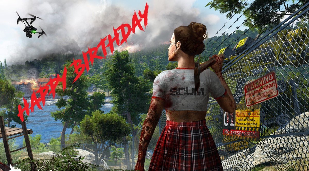 Roughshaggy14's tweet photo. happy birthday @Gamepires @ScumGame thanks for all the enjoyment and love and the times i wanna throw my mouse across the room. keep up the great work we appreciate everything you guys do...  #scumaversary https://t.co/7gzZooZ7TG
