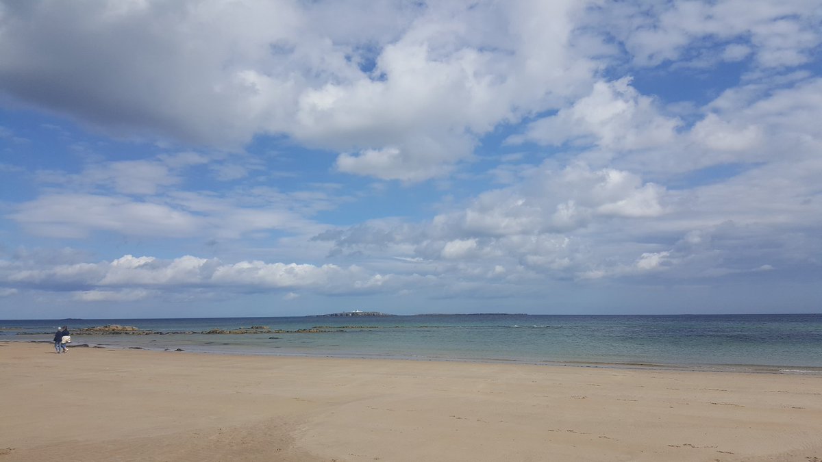 Bamburgh beach today - just Gorgeous! #northeastcoast #bamburgh #beachlife #seaside
