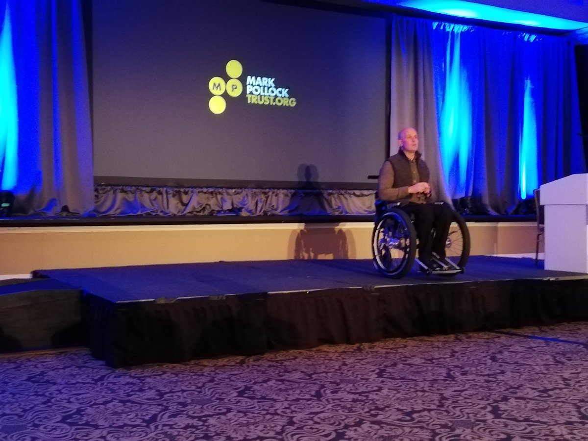ClearChoice_tm's tweet photo. "We haven't got the luxury to choose our challenges, sometimes the challenges choose us"- @markpollock starting his keynote on mental strength & fortitude to round out the #clearchoicesummit2019 https://t.co/eY1uY2q1Gm