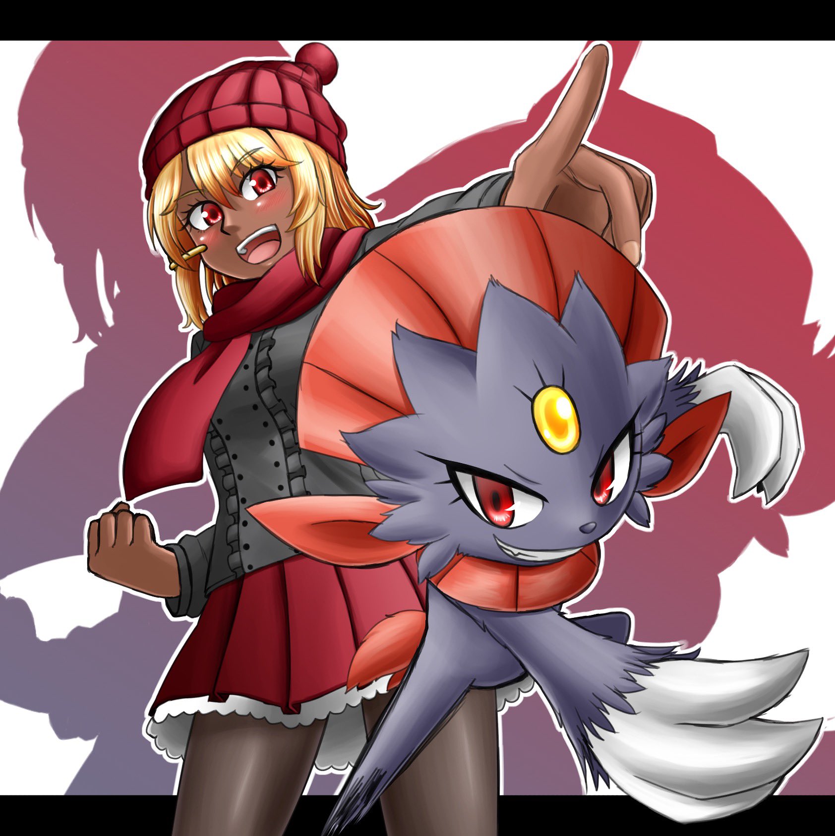 Uzivatel イオン Na Twitteru ポケモントレーナーのイラスト ポッ拳でマニューラコーデにして使ってた自キャラがいました T Co Bh7ay1ljj3 Twitter