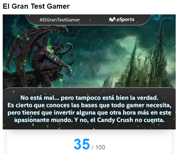 MettaCipher's tweet photo. El test tenía unas preguntas que ni el más gamer acierta XDD Dios #ElGranTestGamer @movistar_es @movistaresports https://t.co/y6ztxnz8eY