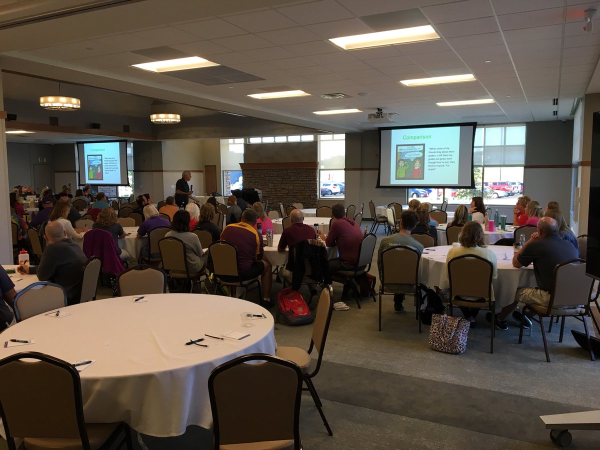 LancerSuper's tweet photo. La Crescent -Hokah staff training with Tom Cody. Students, student learning is our goal. https://t.co/CIIzflWwku