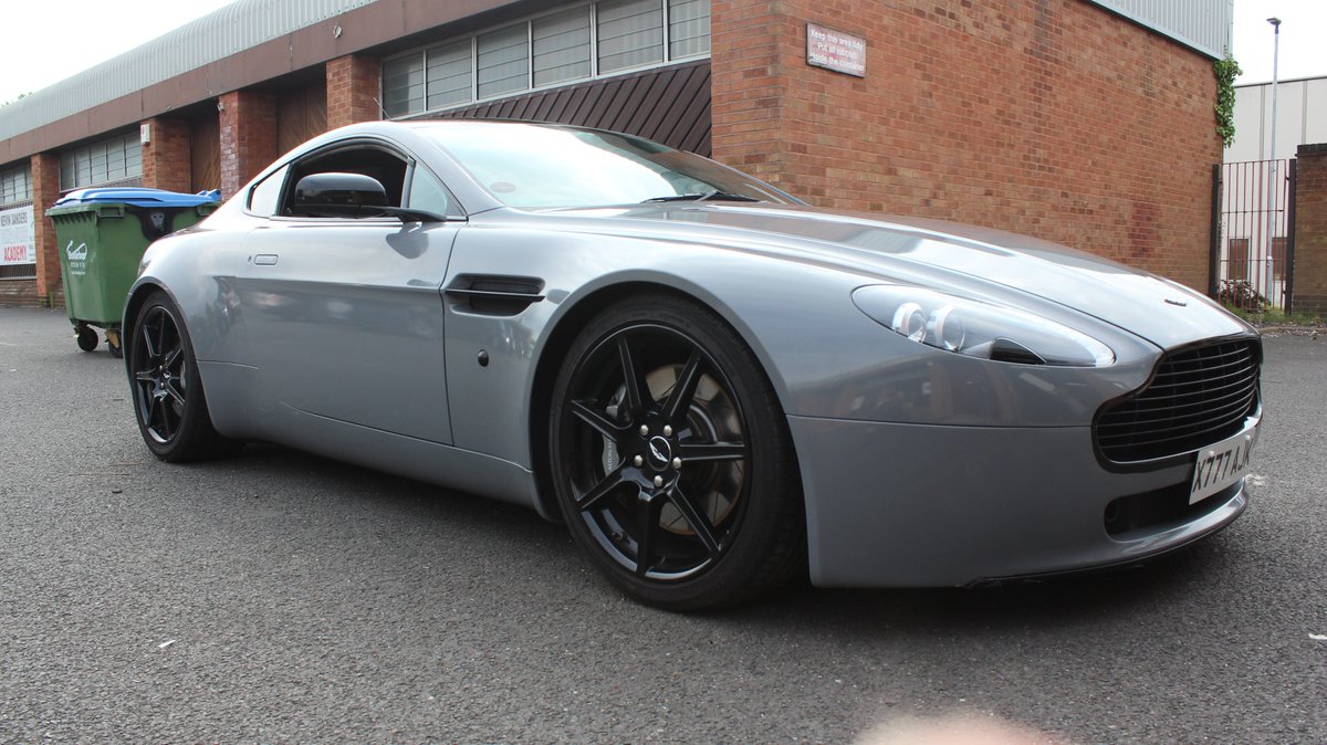 VehicleBright's tweet photo. Just finished a nice wrap on this Aston.. #carwrap #3M #nardogrey #AstonMartin https://t.co/2aLx8y6Aqb