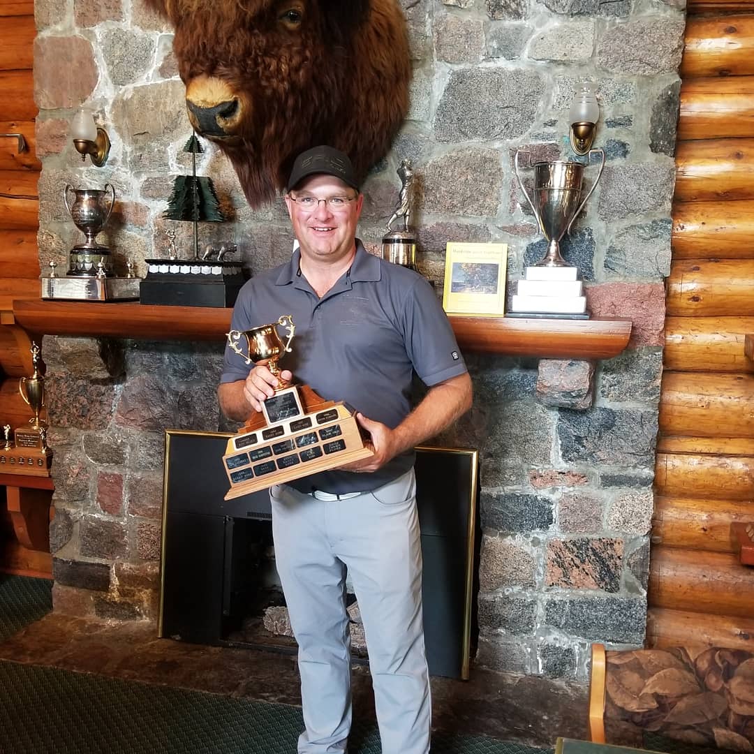 TBakerWGC's tweet photo. The @WaskesiuGolf 2019 Pro Am Champions. Team Ryan Danberg took the stableford title while Pat Marcia won the Individual Pro title. https://t.co/ceJMnU85gD