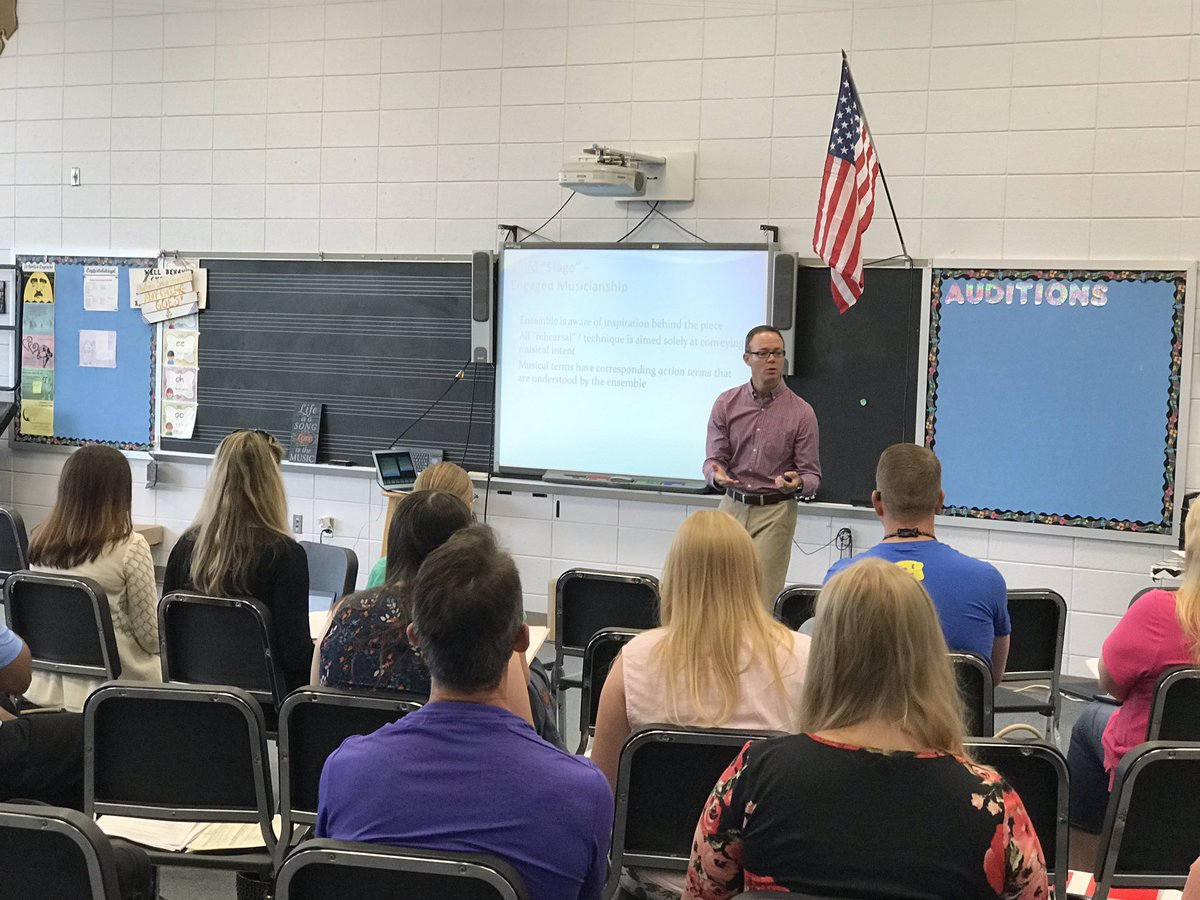 A BIG thank to Brian Balmages for taking the time to present at our Fine Arts Professional Development Day.  It was a powerful and inspirational day of music education pedagogy. <a href="/BrianBalmages/">Brian Balmages</a> <a href="/FJHMusicCo/">FJH Music</a>