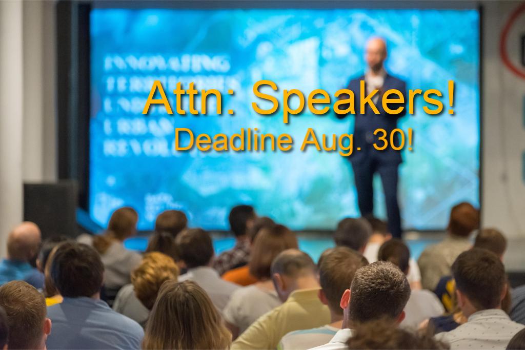 Deadline tomorrow! Don't miss this opportunity to apply to present at PMI Mile Hi's Symposium. Deadline Aug. 30. Sym.Speakers@PmiMileHi.org  Info: Symposium@PmiMileHi.org #speakers #NSAColorado #projectmanagers #PMI #workshops #seminars #workshops #PMP #PDUs #event #toastmasters