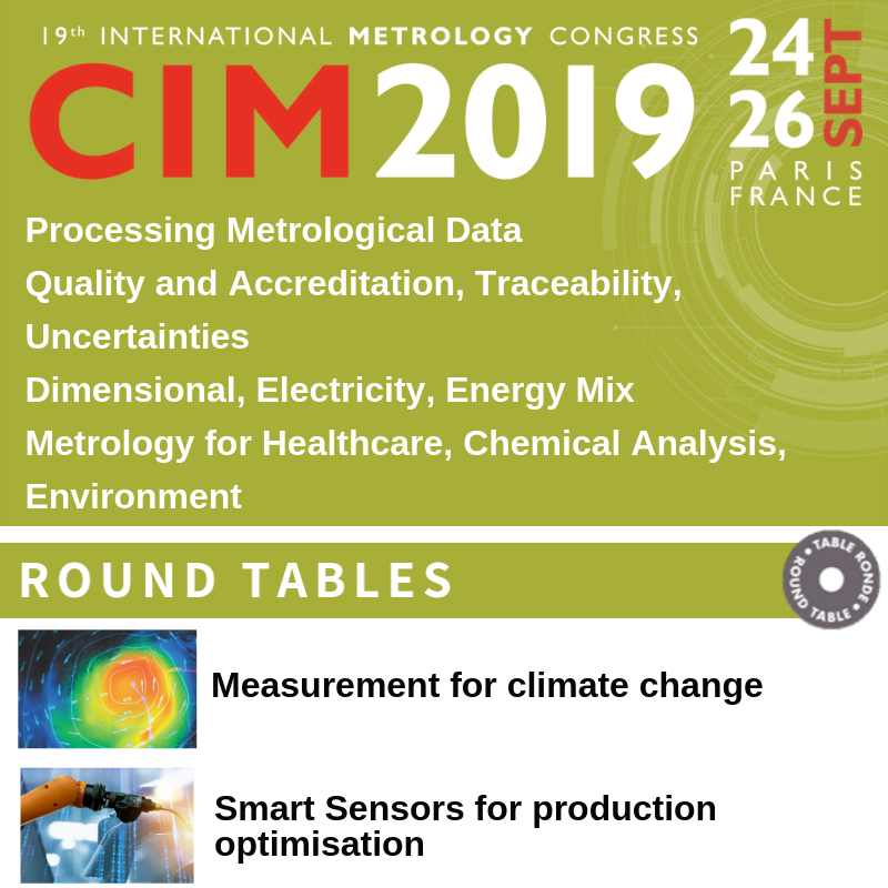 EURAMET's tweet photo. From energy to healthcare, this year's @CIM2019 is packed with measurement knowledge and expertise. 

See the full programme and register online: https://t.co/qyAfVMem2r @CFMetrologie 

#measurementintelligence https://t.co/ZaimJuGhZC