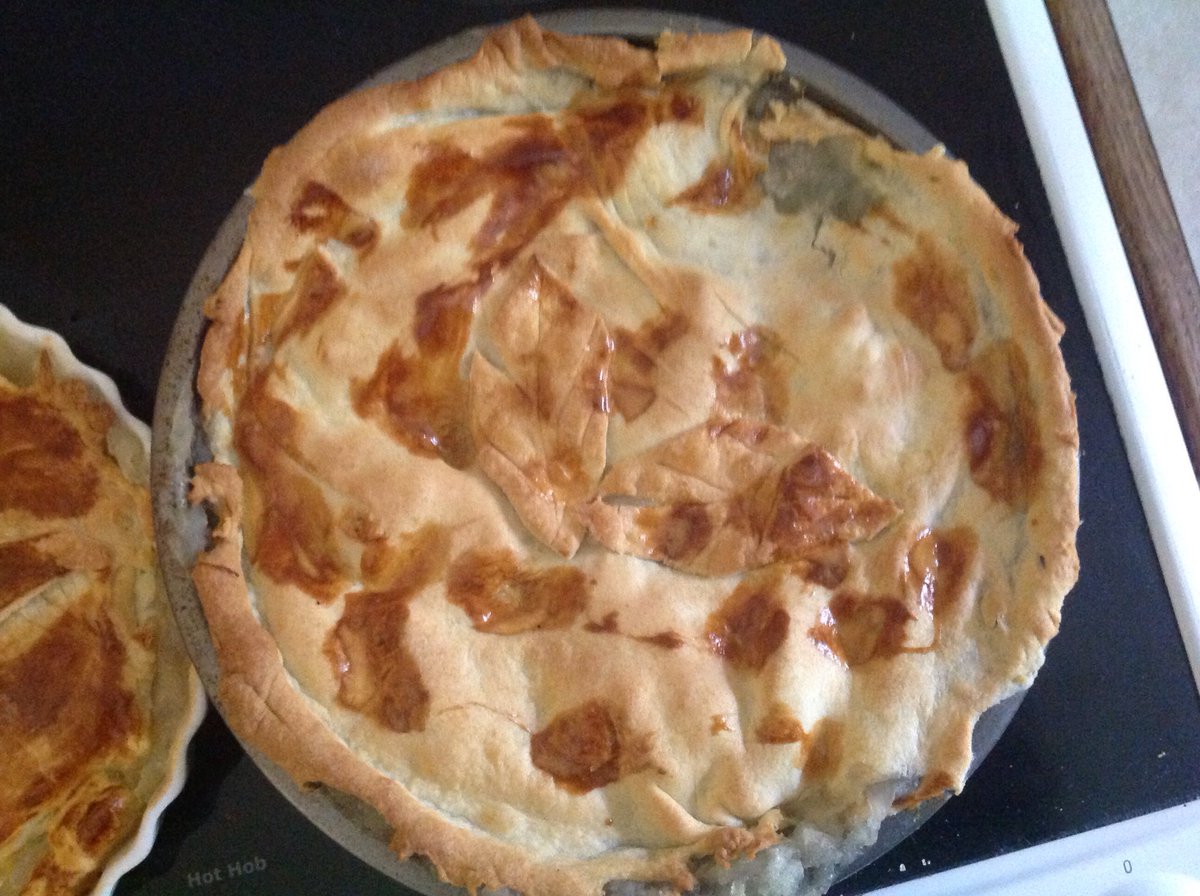 Mencapllanfylin's tweet photo. #Mencapmetime yummie apple pie that Sarah helped make https://t.co/TI91N3agCj
