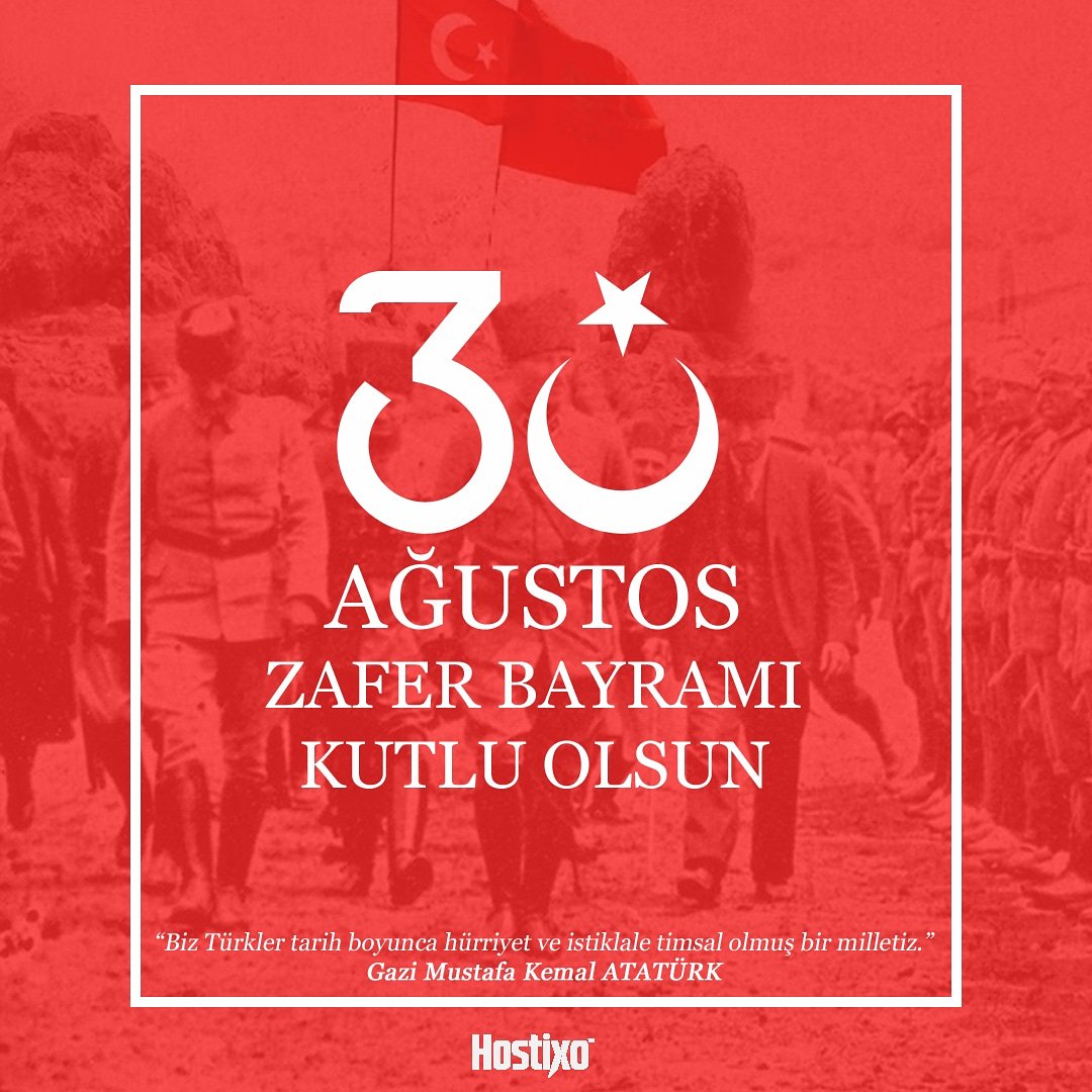 hostixo's tweet photo. 30 Ağustos Zafer Bayramımız Kutlu Olsun...
 #30ağustos #zaferbayramı https://t.co/p2JDmeEnoS