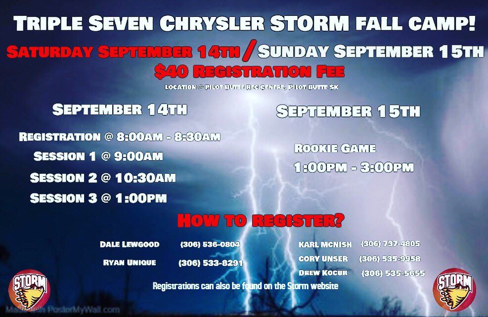 pilotbuttestorm's tweet photo. 🌪 Camp is almost here!! Be sure to get signed up A.S.A.P. We are excited to get back at it and hope you are to!!! #StormHockey https://t.co/VKZao6VWB0