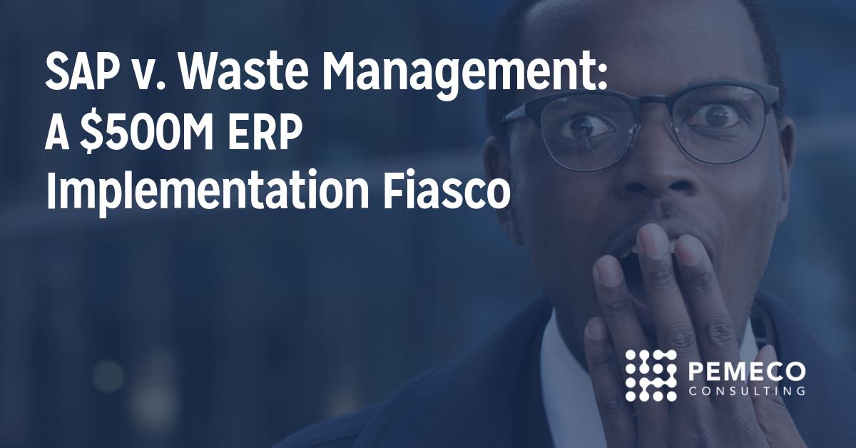 SAP v. Waste Management: A $500M ERP Implementation Fiasco
A company of its size and scale had very little reason to assume the risks of early technology adoption.

Read more in this blog post: pemeco.com/sap-v-waste-ma…

#ERPimplementation #ERPfailure #ERPproject