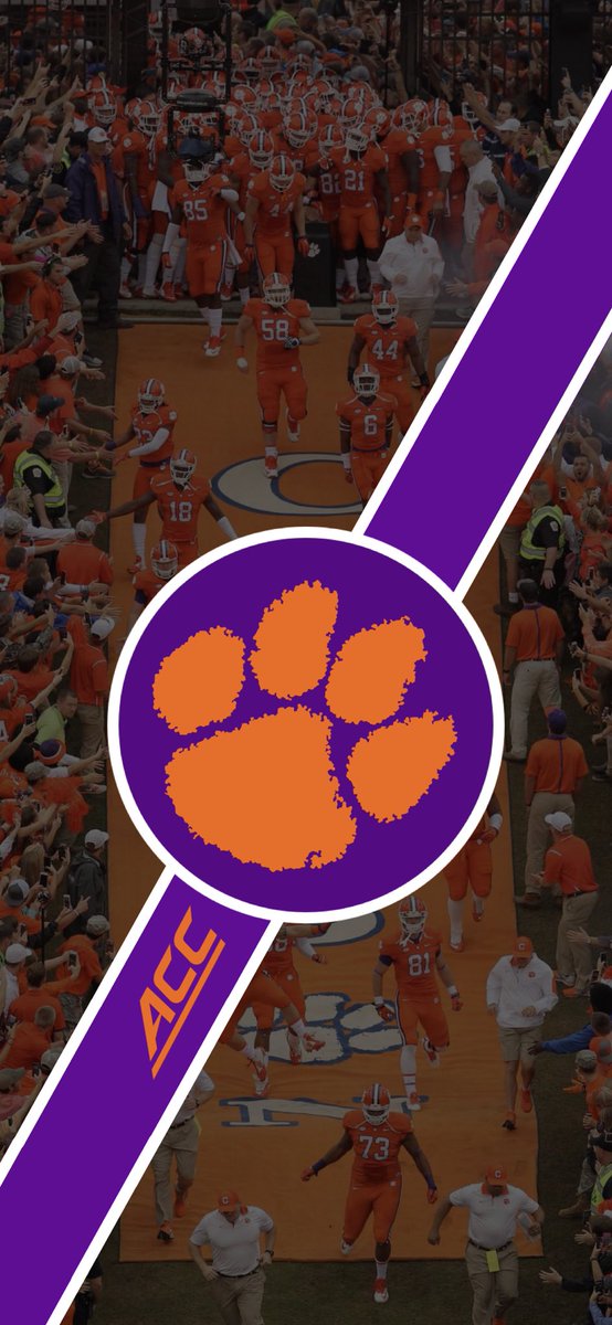 will_kist_'s tweet photo. In honor of tonight’s ACC season opener: @ClemsonFB vs @GeorgiaTechFB here’s some wallpapers I did, but I’m #ALLIN for tonight yes sir!! https://t.co/3mJID1S1Bb