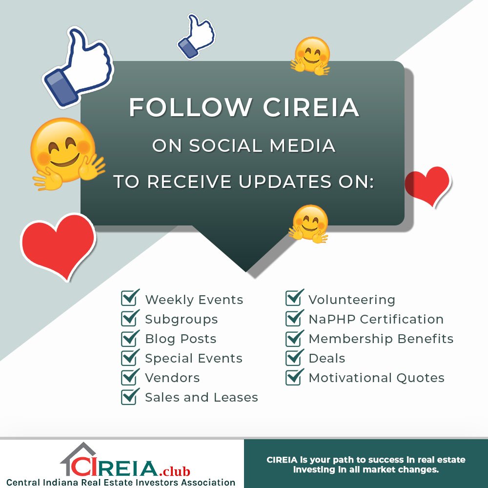 CIREIA's tweet photo. Are you following CIREIA on social media? If not, here's what you're missing.

Facebook: https://t.co/Ez3iTntNNG
LinkedIn: https://t.co/PlTpjZAVn2
Twitter: https://t.co/Jau26I6s9p
Instagram: https://t.co/cIlnqyRJ2u

#cireia
#cireiaevent
#cireiaupdate
#InStateREIA https://t.co/cDqgwWiSY5