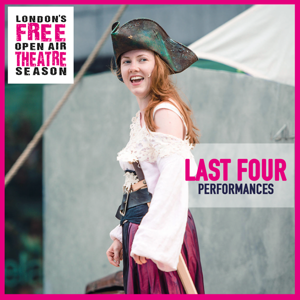 LAST FOUR DAYS! Come and enjoy our family show about the Irish pirate Grainne O’Malley: The Sea Queen  at <a href="/LDNBridgeCity/">London Bridge City</a>
#SummerByTheRiver #TheSeaQueen #FreeTheatre