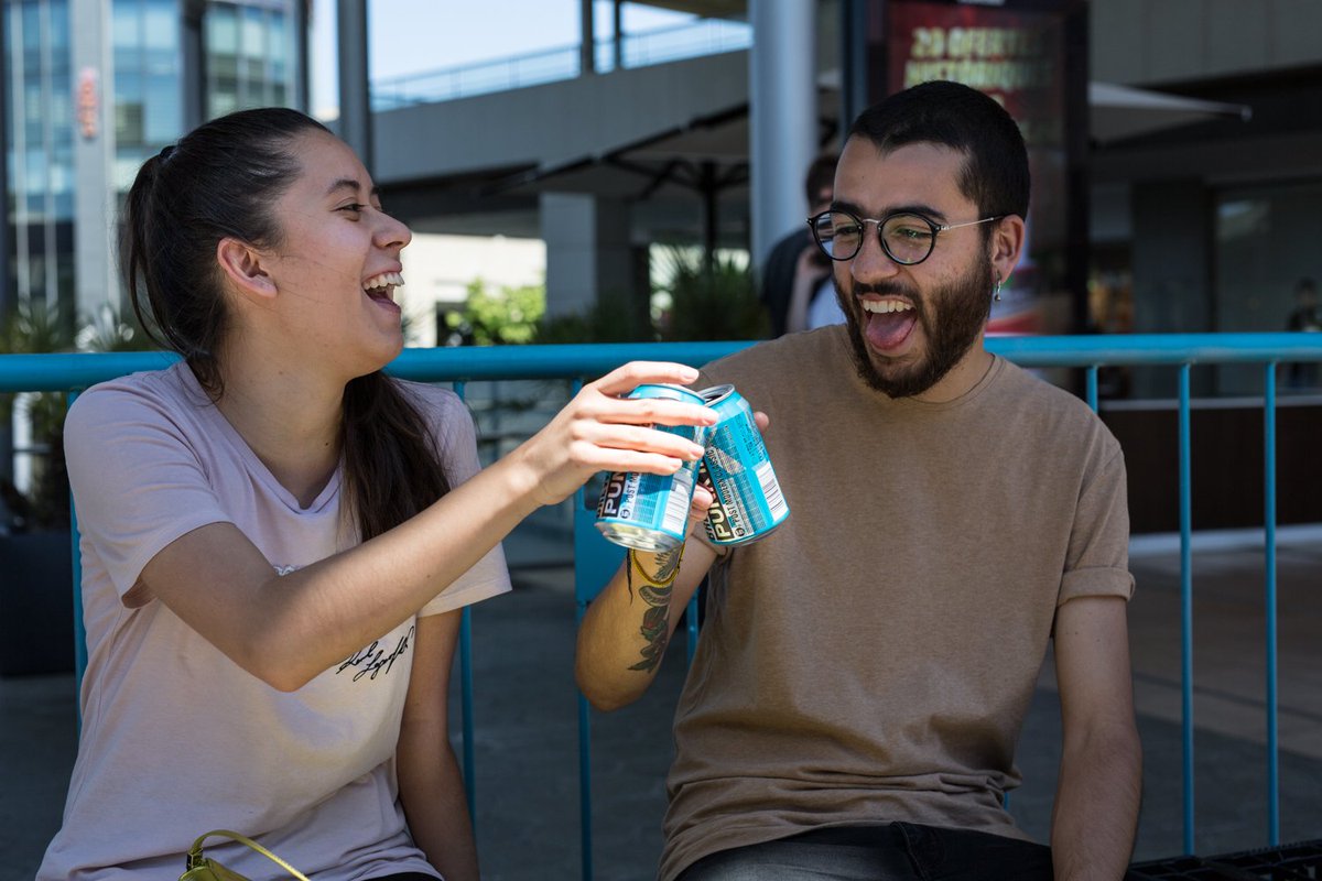BrewDog's tweet photo. WE'RE DECLARING NORWICH A #PUNKSTATE 🤘

A fine city needs even finer beer, which is why we're in Norwich with a truckload of our flagship Punk IPA.

Join us from noon today &amp; tomorrow at Chapelfield Gardens to get a can on us!

https://t.co/s30qw1uB8d https://t.co/iQBvvGYXke