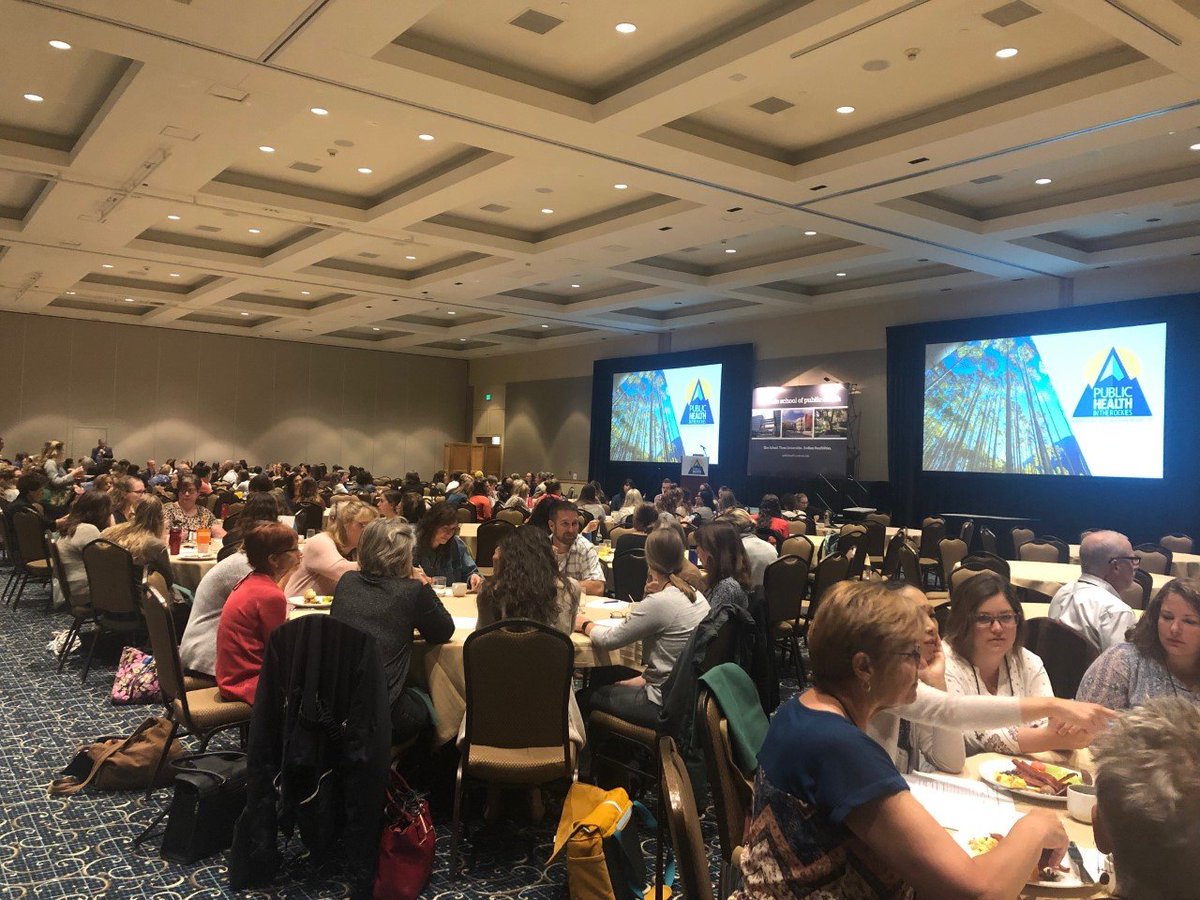 PHIR_Conference's tweet image. After a 5k Run/Walk and FIT &amp;amp; NU Fitness class to start the day off right, now...great turnout and engagement at this morning&apos;s #PHIR2019 breakfast roundtables! #ThisIsCOPH