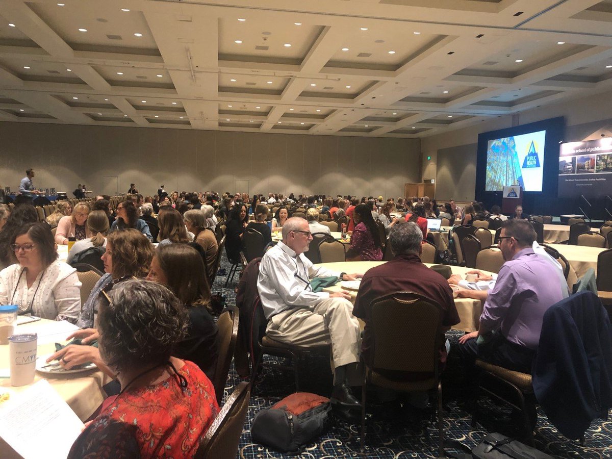 PHIR_Conference's tweet image. After a 5k Run/Walk and FIT &amp;amp; NU Fitness class to start the day off right, now...great turnout and engagement at this morning&apos;s #PHIR2019 breakfast roundtables! #ThisIsCOPH