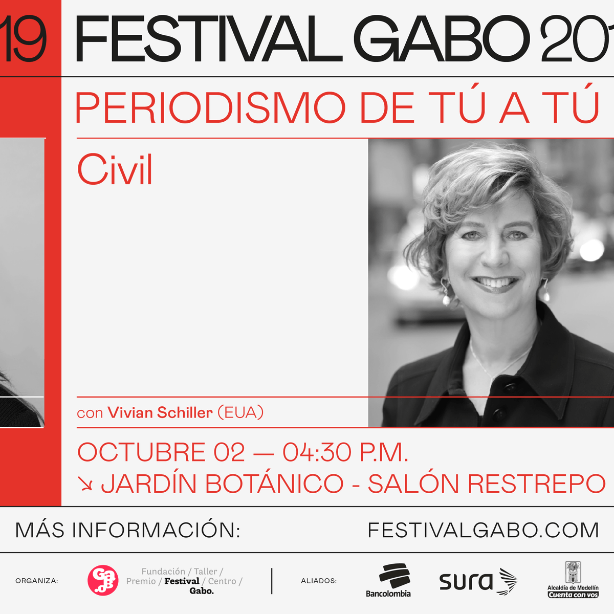 FestivalGabo's tweet photo. Para nuestra sección Periodismo de Tú a Tú, en el #FestivalGabo 2019, también traeremos a #CivilFoundation, una organización independiente y sin ánimo de lucro, comprometida con la sostenibilidad y credibilidad del periodismo.
¿Te agrada? 😊
¡Agéndate para verlos! 😊 https://t.co/gE5nbrzPSo