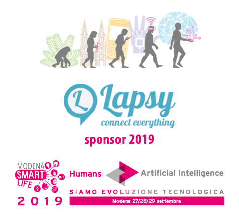 smartlifestival's tweet photo. #ModenaSmartLife19 ringrazia il suo sponsor Lapsy 🤩 https://t.co/bvCZFNGUwp