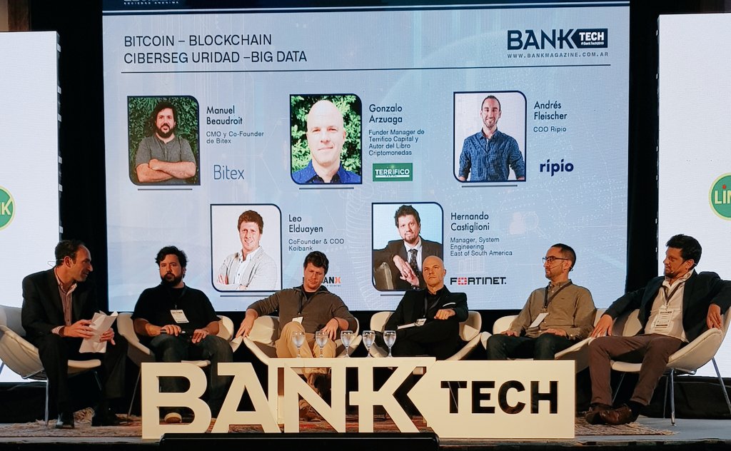 RipioApp's tweet photo. ¡Ya estamos en #BankTech2019! 🚀 https://t.co/1GjzML3U3w